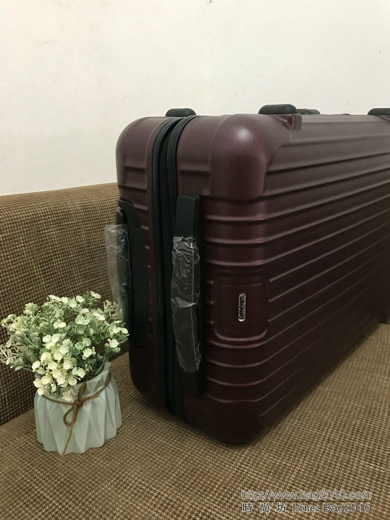 RIMOWA日默瓦 拉杆箱/拉箱 pc+鋁鎂合金 經典classic系列 明星同款 8055 限量20寸登機箱  xbt1081
